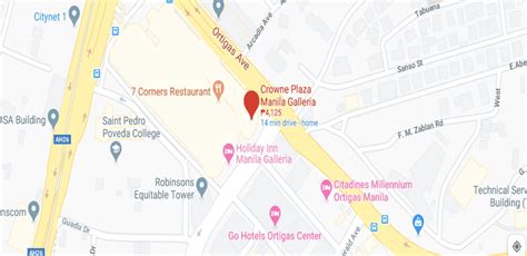 crowne plaza manila galleria address|Crowne Plaza Manila Galleria Map & Driving .